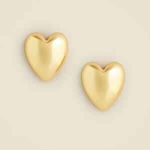 J.Crew Oversized heart earrings